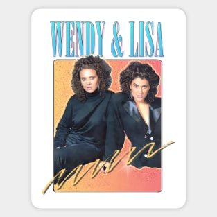 Wendy & Lisa / Retro Fan Design Sticker